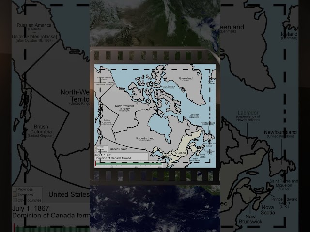 How Canada Grew: 400 Years of Changing Borders