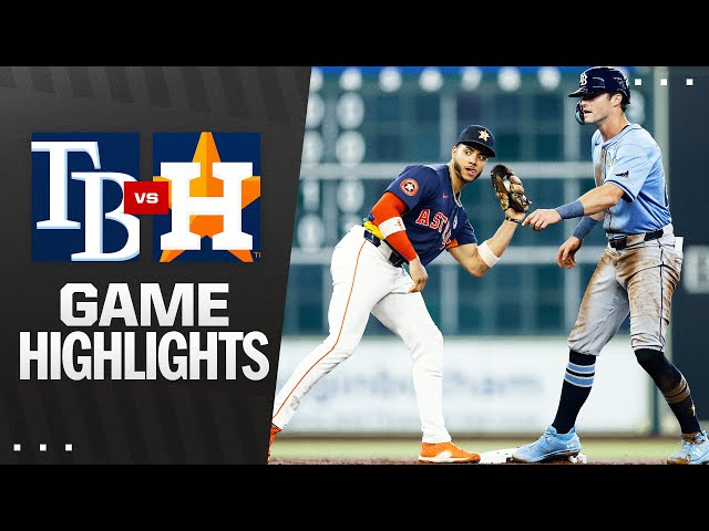 Rays vs. Astros Game Highlights (6/1/25) | MLB Highlights