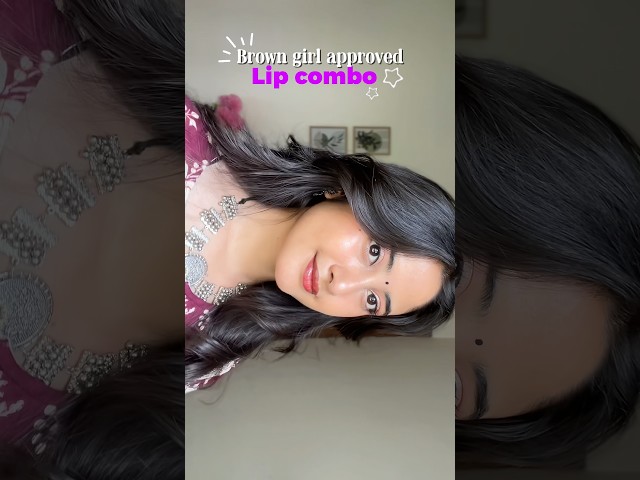 Brown girl approved lip combo💖 #shorts #lipcombo