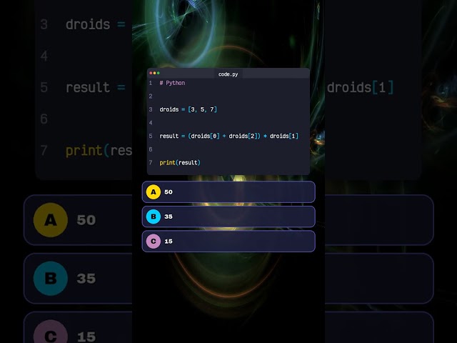 💻 Was gibt dieser Python-Code aus?