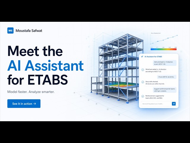 AI Assistant for ETABS — Control Your Structural Model with Simple Commands