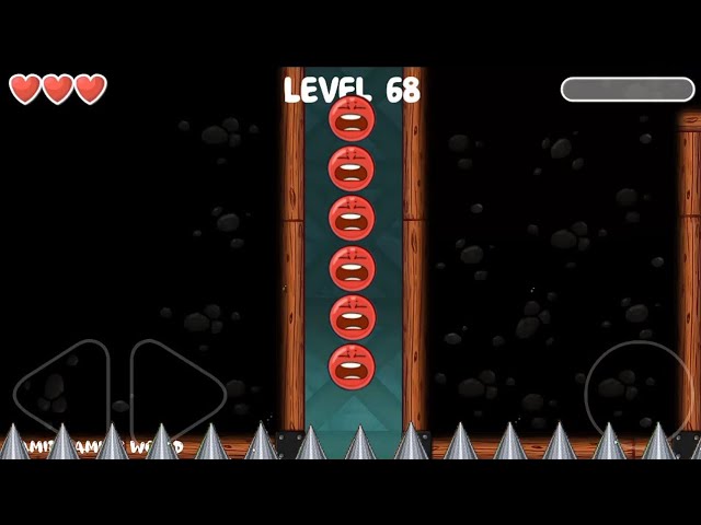 Red Ball 4 Level 68 to 70