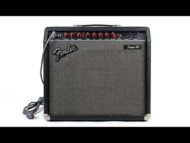 Fender Super 60 Red Knob Let's Remove the PC Board