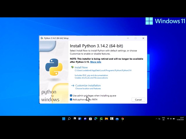 How to Install Python on Windows 11 (2026)
