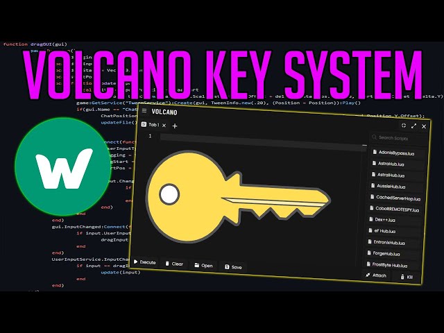 VOLCANO KEY SYSTEM TUTORIAL - ROBLOX SCRIPT EXECUTOR OCTOBER 2025