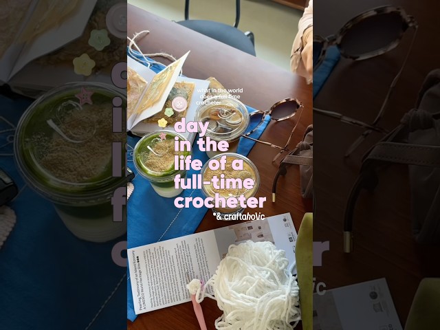 fun little crochet vlog! currently working on a new bunny pattern & exploring new craft workshops💞