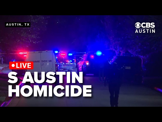 WATCH LIVE: Police investigating South Austin homicide
