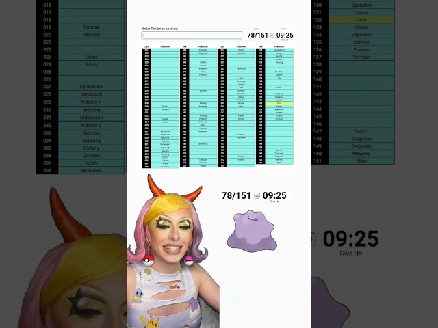Naming the original 151 pokemon #pokemon #dragqueen #rupaulsdragrace #pokemoncards