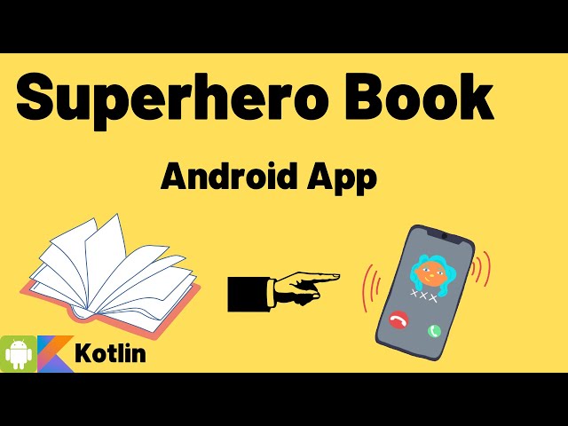 Superhero Book Android App - Kotlin Lesson 7 (RecyclerView)