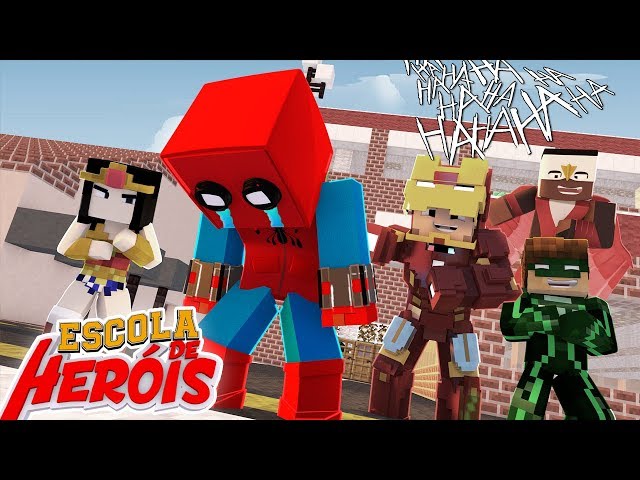 Minecraft: Spiderman Suffering Bully # 05 (HEROES SCHOOL 2)