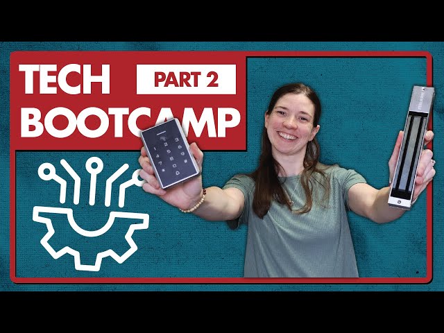 Tech Bootcamp Part 2 | Wiring a Maglock with a 9 Button Keypad