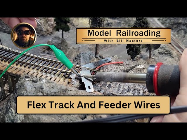 012.  Installing flex-track and feeder wires.