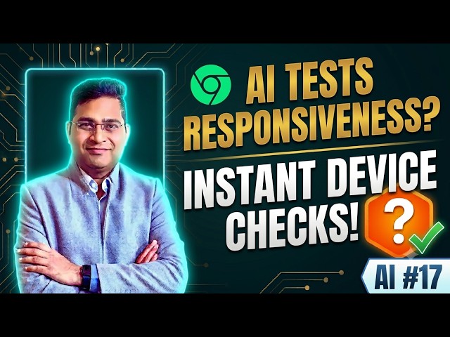 Responsive Testing with AI & Playwright MCP | AI for QA & Test Automation #18