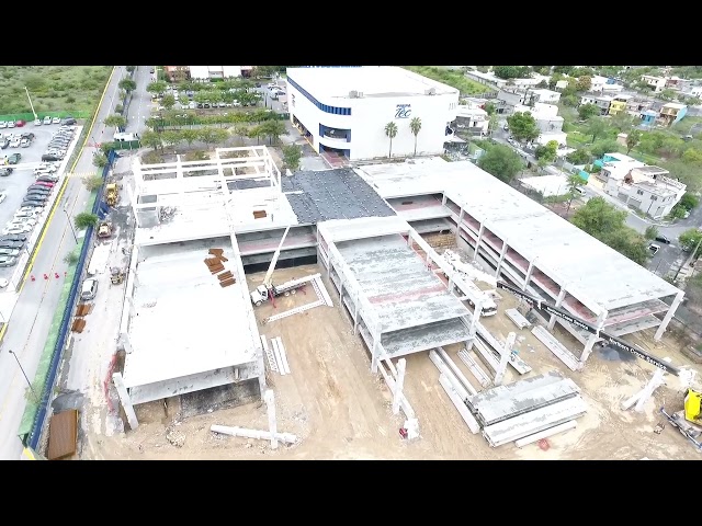 Parknig building construction survey flight 2016.10.21