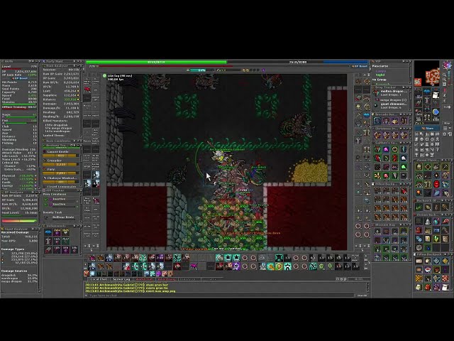 Tibia  Monk  770+ - Nimmersatt Dragons POST REBALANCE - 9kk+ raw