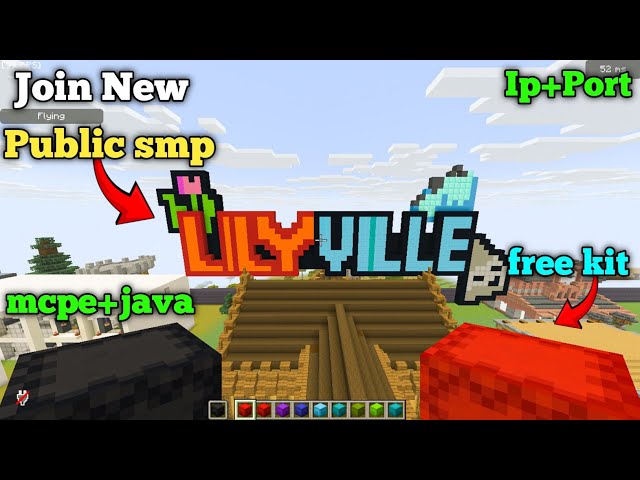 Best Free Lilyville SMP Server 2026 | Minecraft Java + Bedrock | 24/7 Online | Anyone Can Join 😱