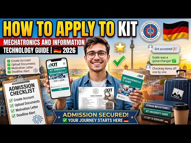 How to Apply to KIT | Mechatronics and Information Technology Guide 🇩🇪 2026