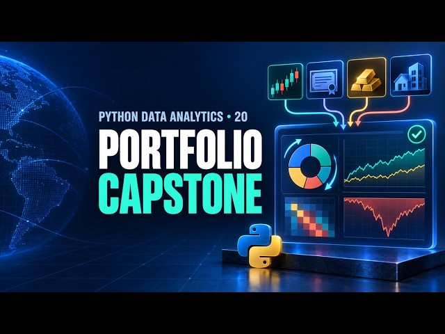 Python Data Analytics #20: Finance Capstone — Real Multi-Asset Portfolio Report