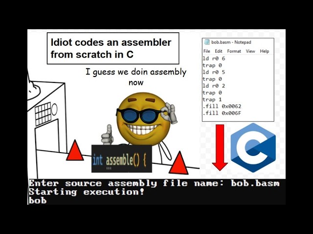 Making a custom assembler for my custom CPU