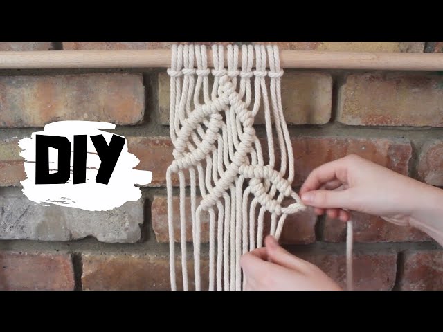 DIY Macrame Vine and Leaf Pattern
