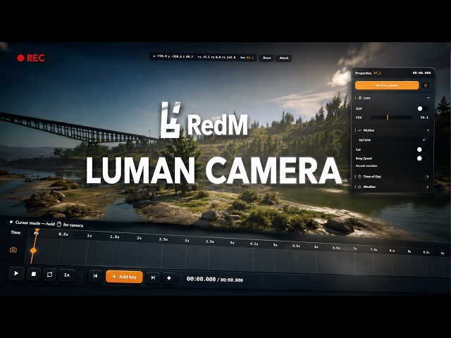 RDR 2 RedM Cinematic Tool | Luman Camera