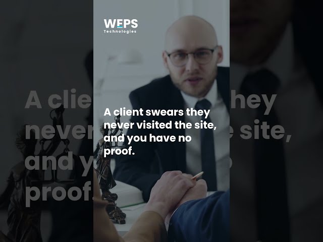 Client Says They Never Visited The Site? Stamp The Proof