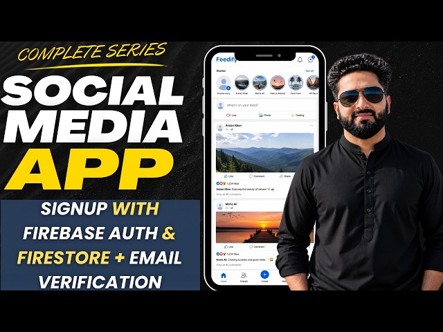 🔐 Signup with Firebase Auth & Firestore + Email Verification | Social Media App Part 9 (2026)