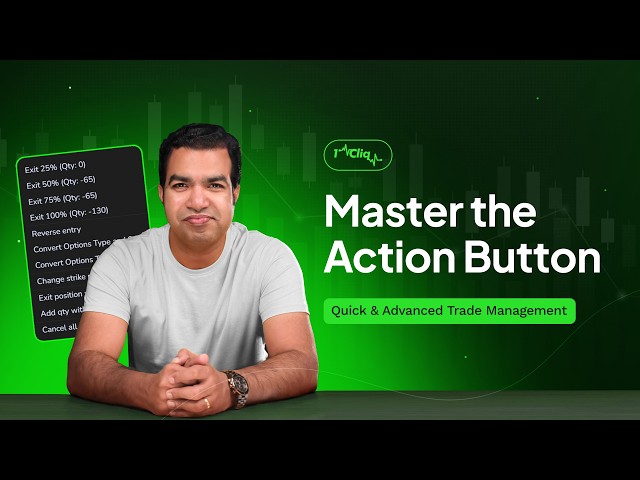Manage Open Positions Using Action Button 🎲 | 1Cliq Tutorial Series 2026 - Part 9