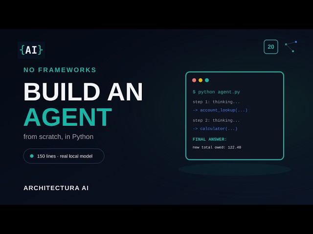 Build a Real AI Agent From Scratch (No Frameworks)
