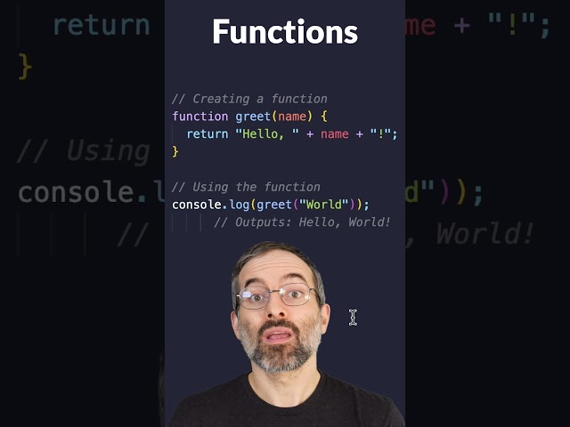 Learn JavaScript basics in 70 seconds