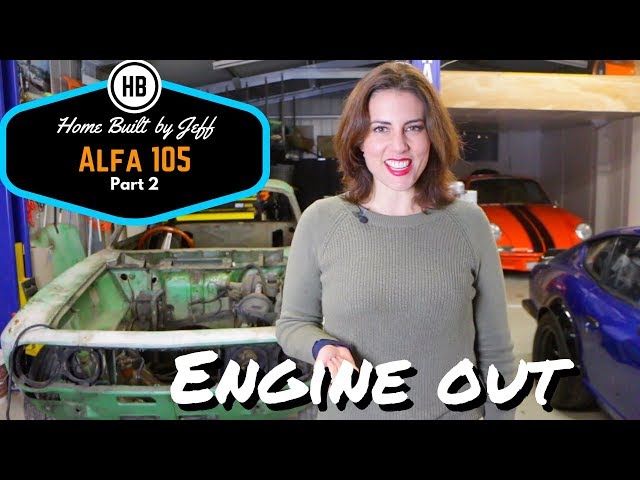 Engine out - Alfa Romeo 105 project car build part 2