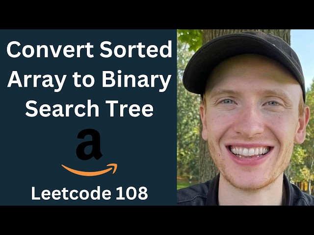 Convert Sorted Array to Binary Search Tree - LeetCode 108 - BST (Python)