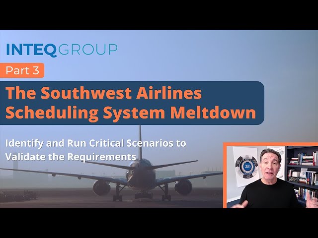 SWA Scheduling System Meltdown: Identify and Run Critical Scenarios to Validate the Requirements