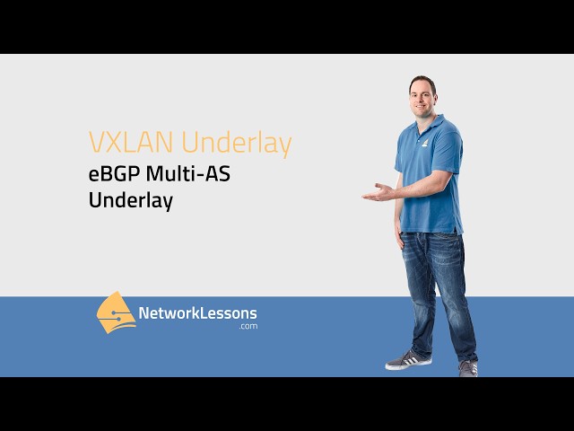 VXLAN Underlay eBGP Multi-AS Configuration Part 1/2 (Underlay)