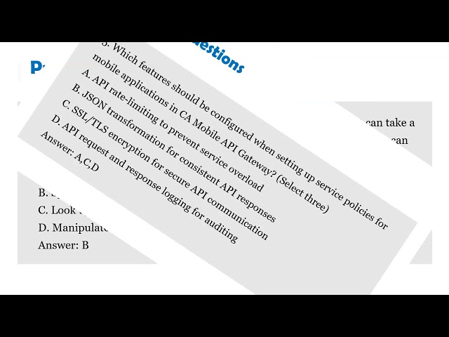 250-573 API Management Technical Specialist Exam Prep With Practice Questions
