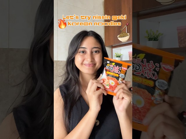 Let’s make spicy noodles 🍜 #shorts #spicynoodlemukbang #food