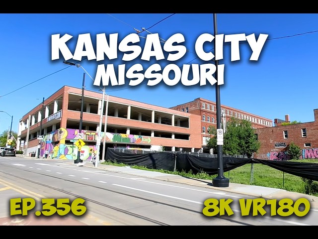Ep.356 Kansas City Missouri - River Market At Night And Kansas City Ghost Lore 8K VR180 3D Travel