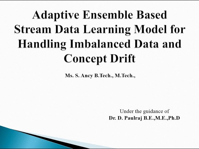 #Streaming data model #Big data #Dr.S.Ancy