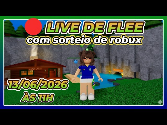 🔴 Flee Live Stream (with Robux Giveaway) - June 13, 2026 - Roblox