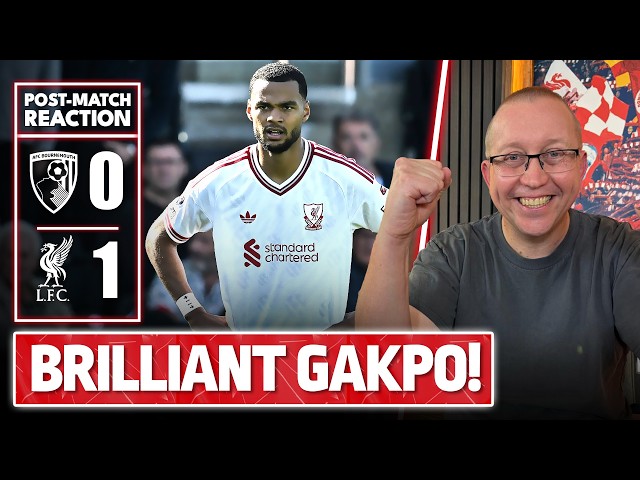 GAKPO DESERVES SO MUCH CREDIT! | Bournemouth 0-1 Liverpool | Pajak's Match Reaction