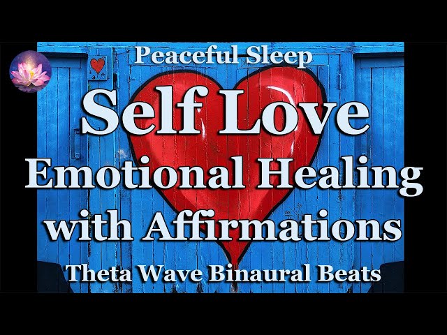 Guided Sleep Meditation For Self Love, Emotional Healing & Confidence With Affirmations (423Hz)