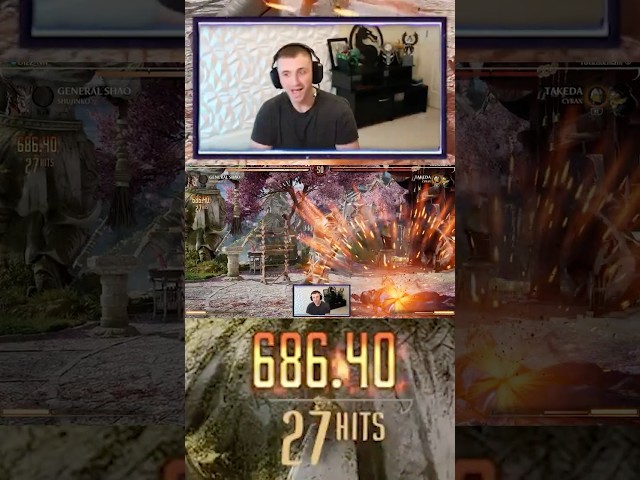 SHAO KAHN WILL DELETE YOUR HEALTH BAR! *68%* #shorts