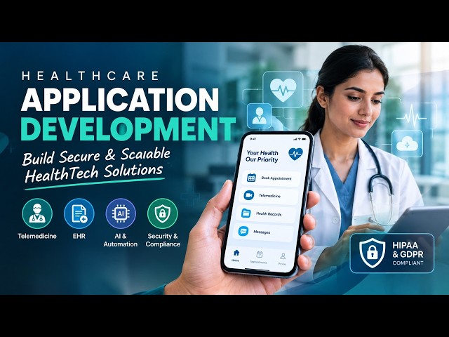 Healthcare Application Development: Build Secure & Scalable HealthTech Solutions