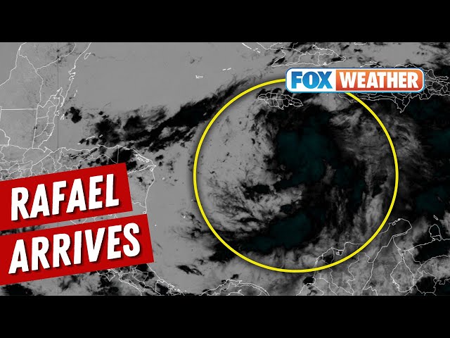 Tropical Storm Rafael Forms In The Caribbean Sea
