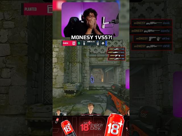 m0nesy 1vs5 😱