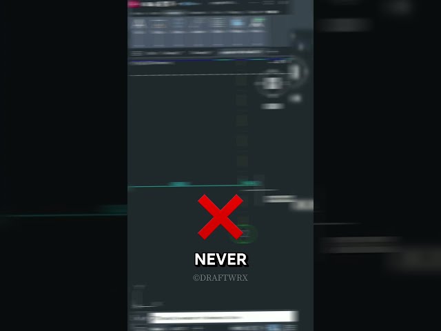 NEVER start an AutoCAD drawing before checking this. ⚠️