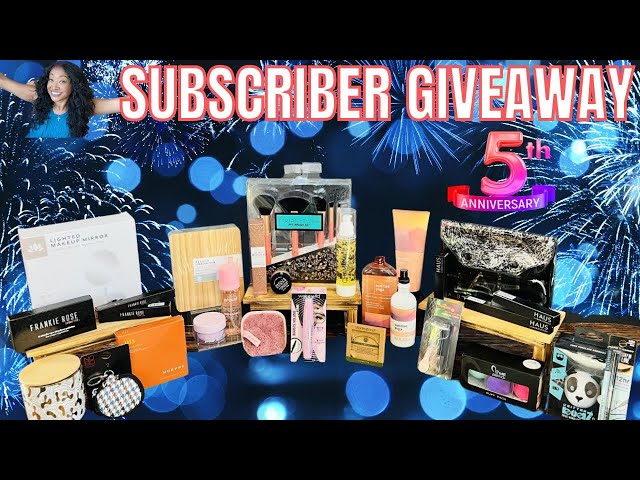 SUBSCRIBER APPRECIATION GIVEAWAY ~ YOUTUBE ANNIVERSARY GIVEAWAY LETS CELEBRATE!
