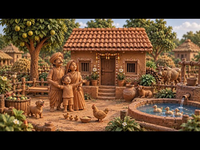 12 Cute Miniature Clay  House Making 🏠 | How to Make Mini Clay House 