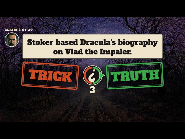 TRICK or TRUTH? Ep. 4 - What's Real About Vampires (And What's Just Hollywood) (True or False Quiz)