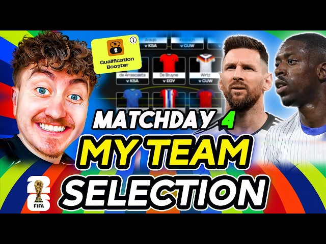 UNLIMITED TRANSFERS✅ MY TEAM FOR MATCHDAY 4 IN FIFA WORLD CUP FANTASY 2026!